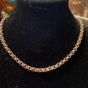 HEAVY Sterling Silver 18.5” Necklace 58.86 GRAMS!